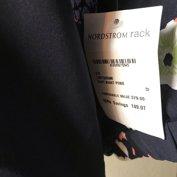 NWT LEWIT NAVY NIGHT POSIE DRESS SIZE 12 - Picture 7 of 13